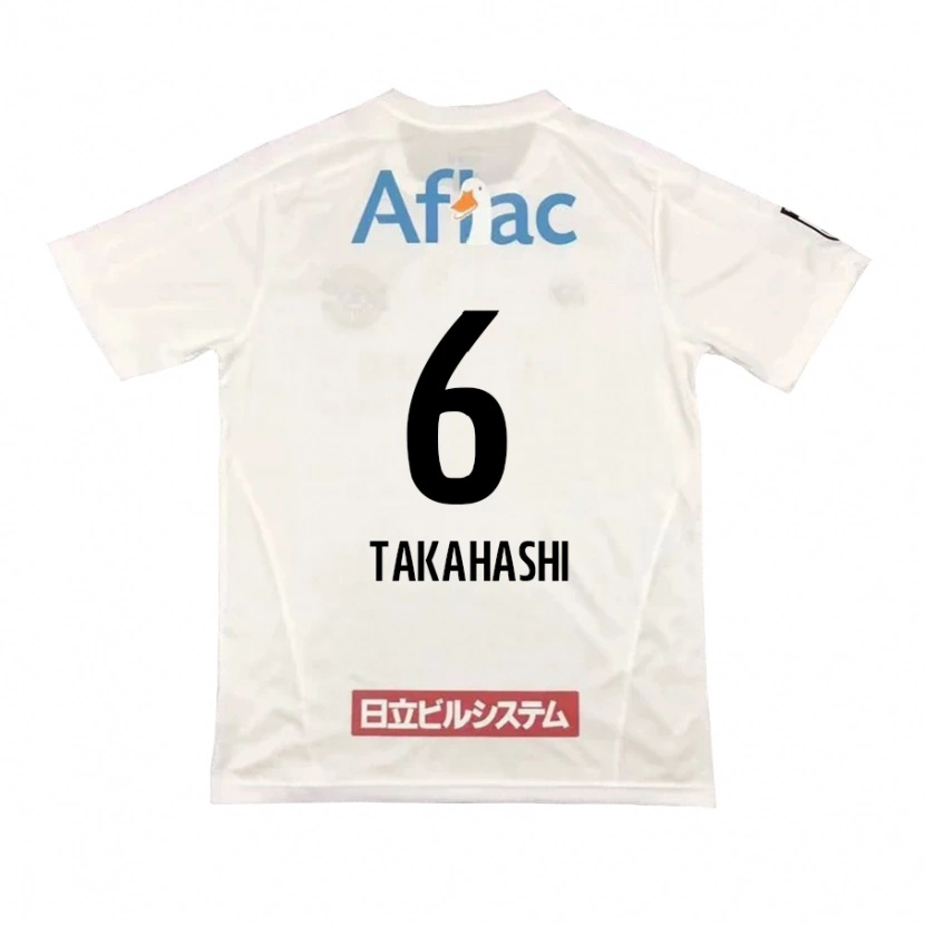 Danxen Mujer Camiseta Shunki Takahashi #6 Negro Amarillo 2ª Equipación 2025/26 La Camisa