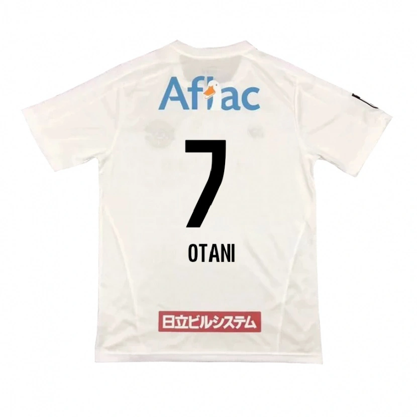 Danxen Mujer Camiseta Hidekazu Otani #7 Negro Amarillo 2ª Equipación 2025/26 La Camisa
