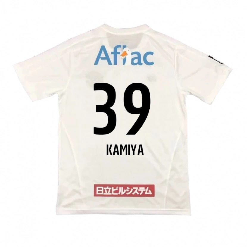 Danxen Mujer Camiseta Yuta Kamiya #39 Negro Amarillo 2ª Equipación 2025/26 La Camisa