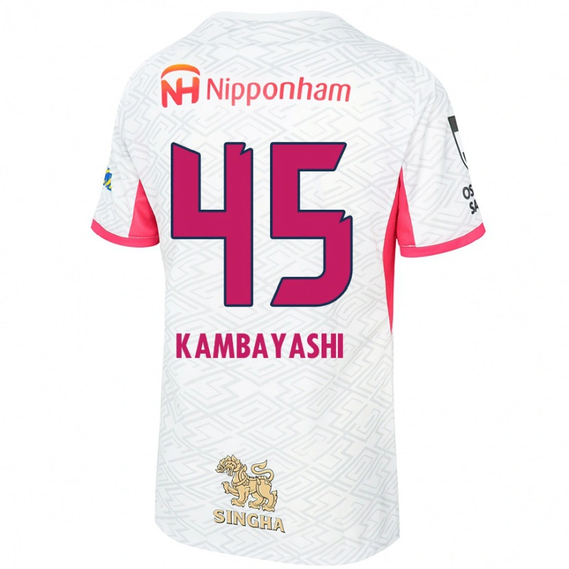 Danxen Mujer Camiseta Go Kambayashi #45 Blanco Rosa Sakura 2ª Equipación 2025/26 La Camisa