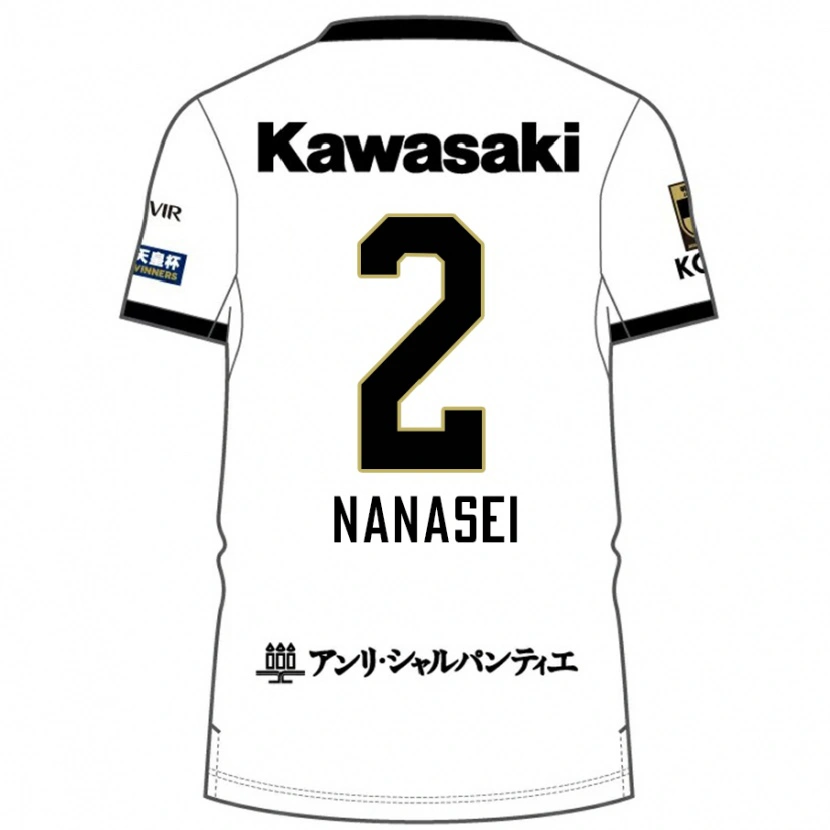 Danxen Mujer Camiseta Nanasei Iino #2 Borgoña Negro 2ª Equipación 2025/26 La Camisa