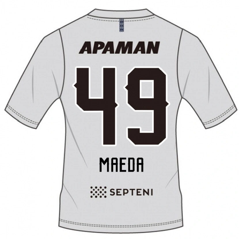 Danxen Mujer Camiseta Ichika Maeda #49 Azul Real Blanco 2ª Equipación 2025/26 La Camisa