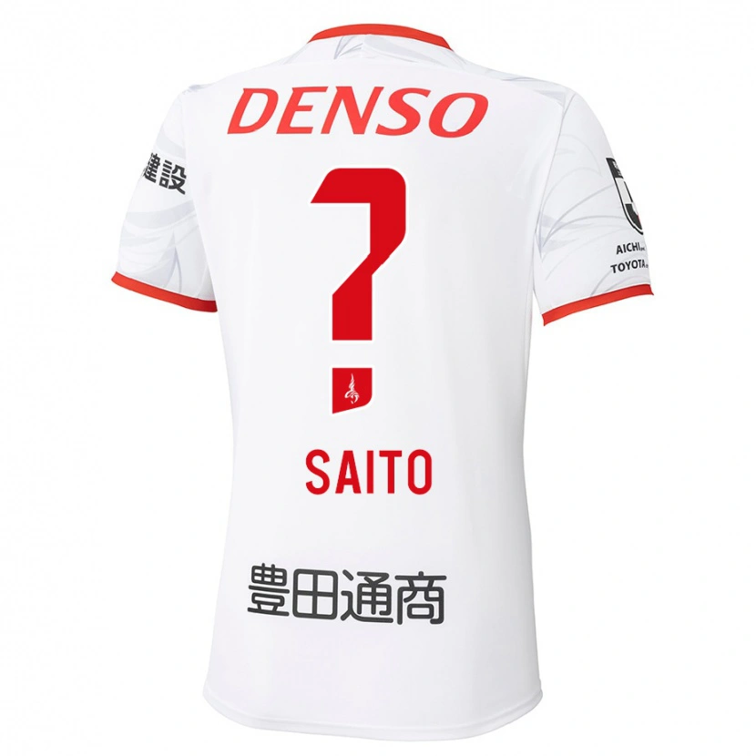 Danxen Mujer Camiseta Taiyo Saito #0 Rojo Amarillo 2ª Equipación 2025/26 La Camisa