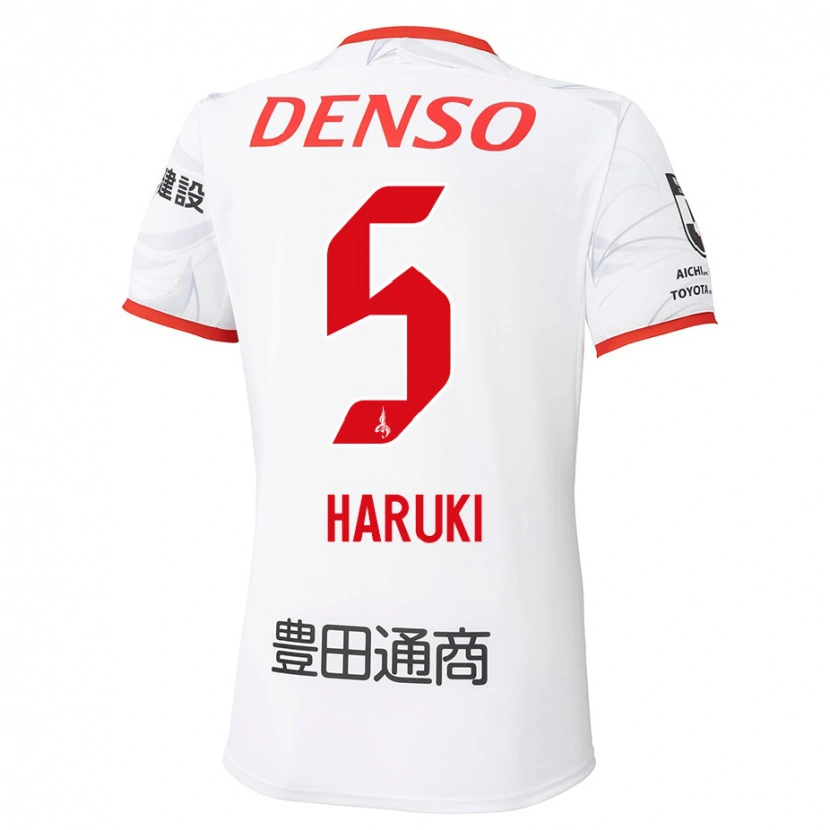 Danxen Mujer Camiseta Haruki Yoshida #5 Rojo Amarillo 2ª Equipación 2025/26 La Camisa