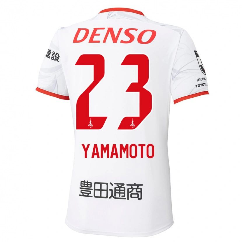 Danxen Mujer Camiseta Haruki Yamamoto #23 Rojo Amarillo 2ª Equipación 2025/26 La Camisa