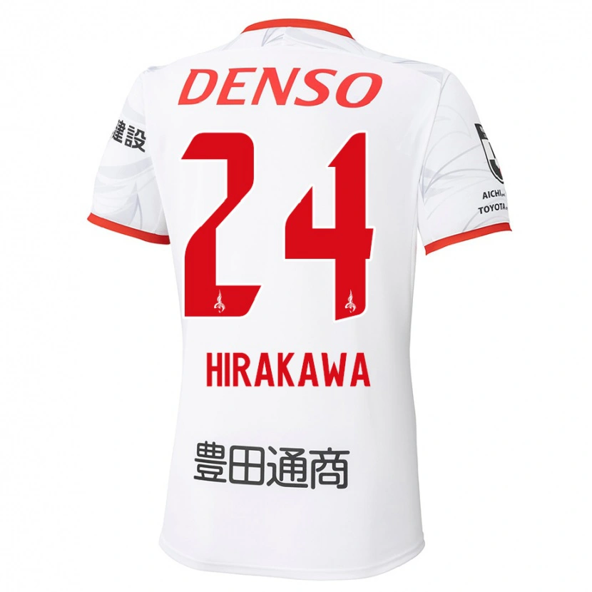 Danxen Mujer Camiseta Haruto Hirakawa #24 Rojo Amarillo 2ª Equipación 2025/26 La Camisa