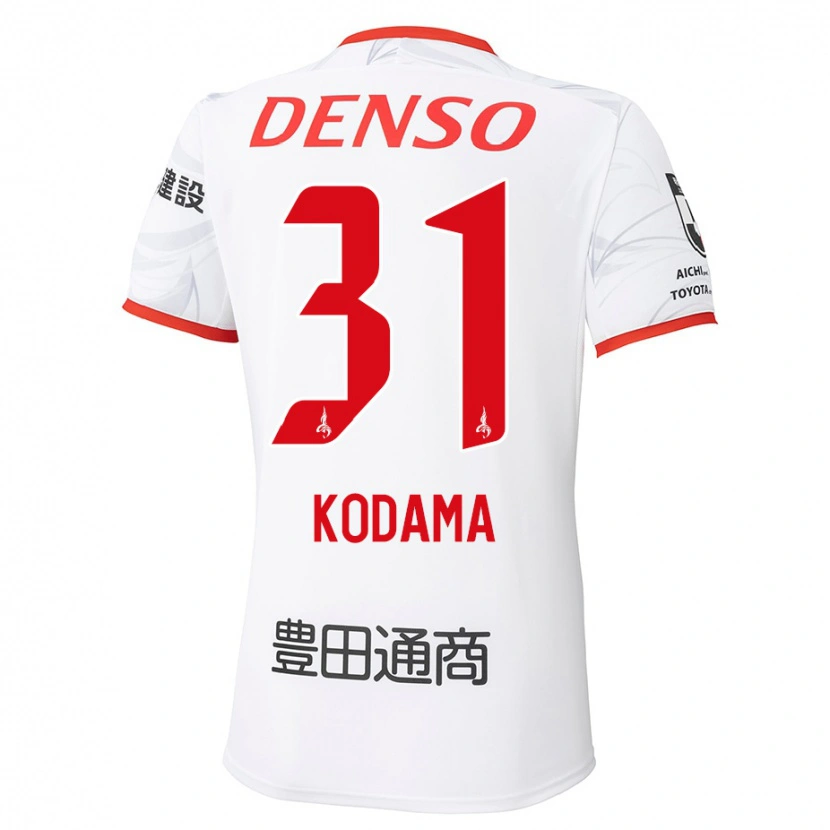 Danxen Mujer Camiseta Tsuyoshi Kodama #31 Rojo Amarillo 2ª Equipación 2025/26 La Camisa