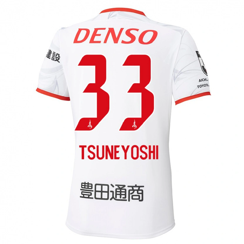 Danxen Mujer Camiseta Ryoma Tsuneyoshi #33 Rojo Amarillo 2ª Equipación 2025/26 La Camisa