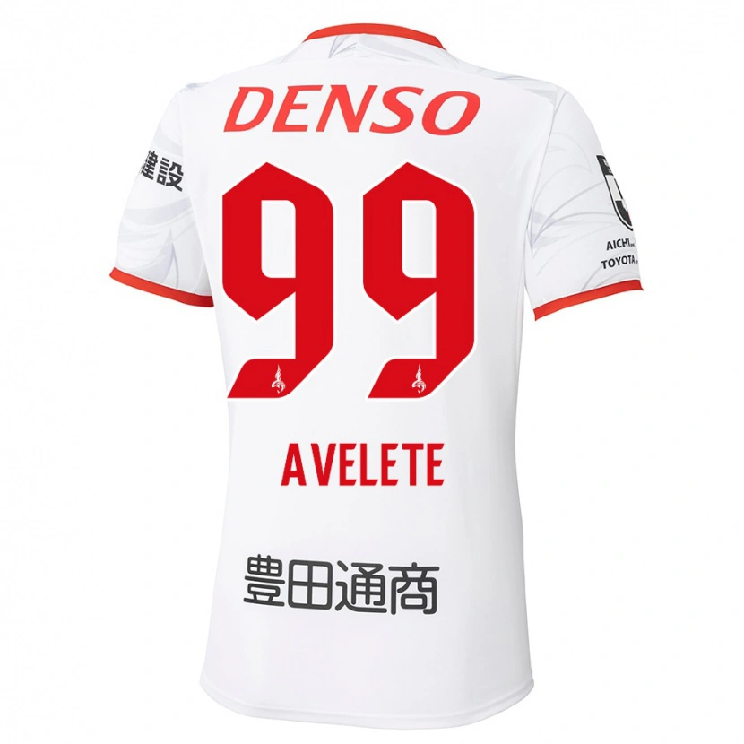 Danxen Mujer Camiseta Yves Avelete #99 Rojo Amarillo 2ª Equipación 2025/26 La Camisa
