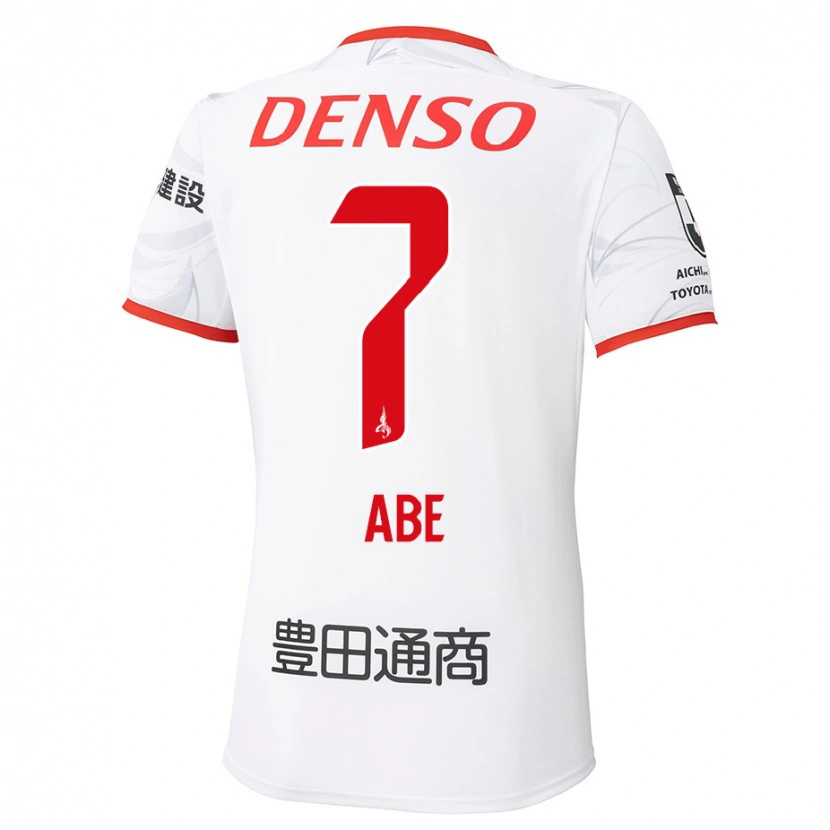 Danxen Mujer Camiseta Hiroyuki Abe #7 Rojo Amarillo 2ª Equipación 2025/26 La Camisa