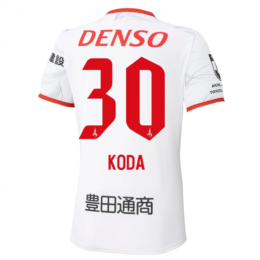 Danxen Mujer Camiseta Hidemasa Koda #30 Rojo Amarillo 2ª Equipación 2025/26 La Camisa