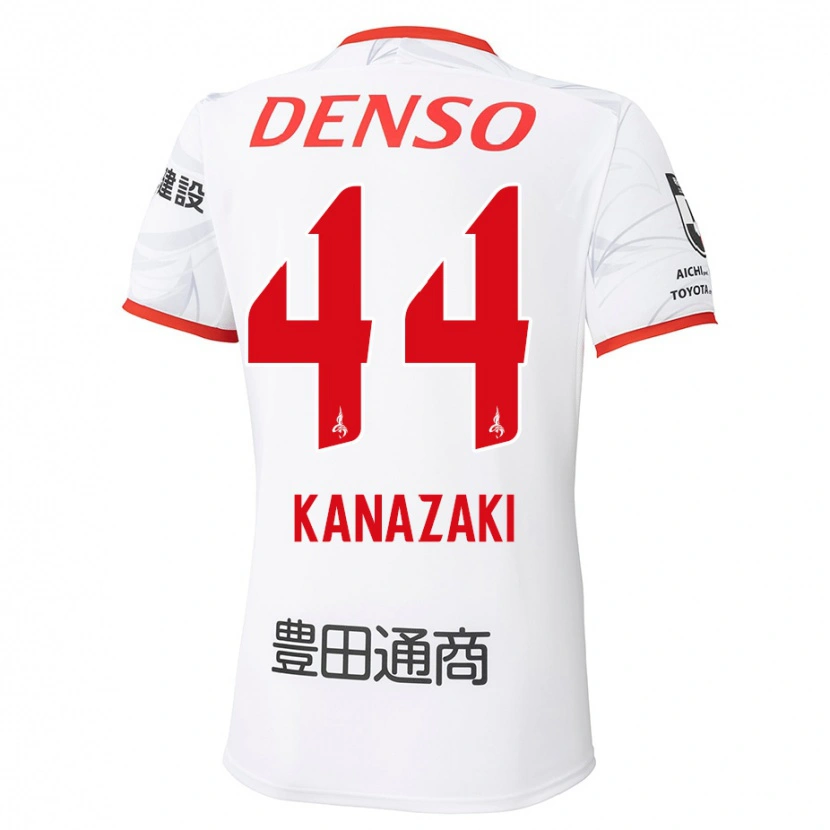 Danxen Mujer Camiseta Mu Kanazaki #44 Rojo Amarillo 2ª Equipación 2025/26 La Camisa