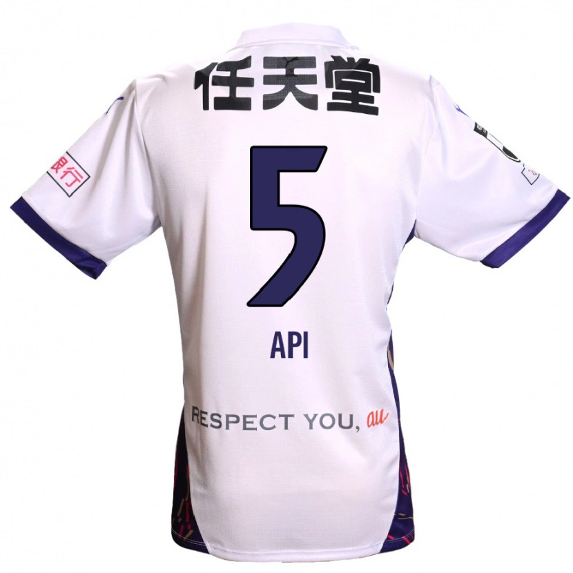 Danxen Mujer Camiseta Hisashi Appiah Tawiah #5 Morado Blanco Negro 2ª Equipación 2025/26 La Camisa