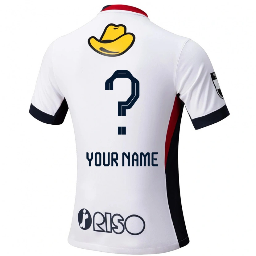 Danxen Mujer Camiseta Su Nombre #0 Rojo Negro 2ª Equipación 2025/26 La Camisa