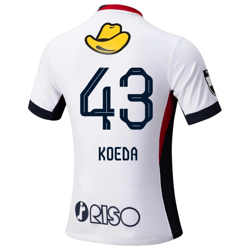 Danxen Mujer Camiseta Gemma Koeda #43 Rojo Negro 2ª Equipación 2025/26 La Camisa