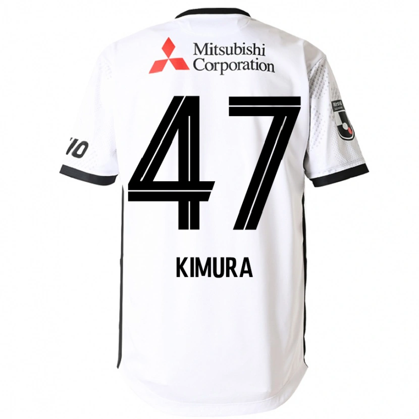 Danxen Mujer Camiseta Seiji Kimura #47 Blanco Negro 2ª Equipación 2025/26 La Camisa