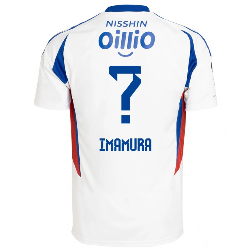 Danxen Mujer Camiseta Ryoya Imamura #0 Azul Real Blanco 2ª Equipación 2025/26 La Camisa