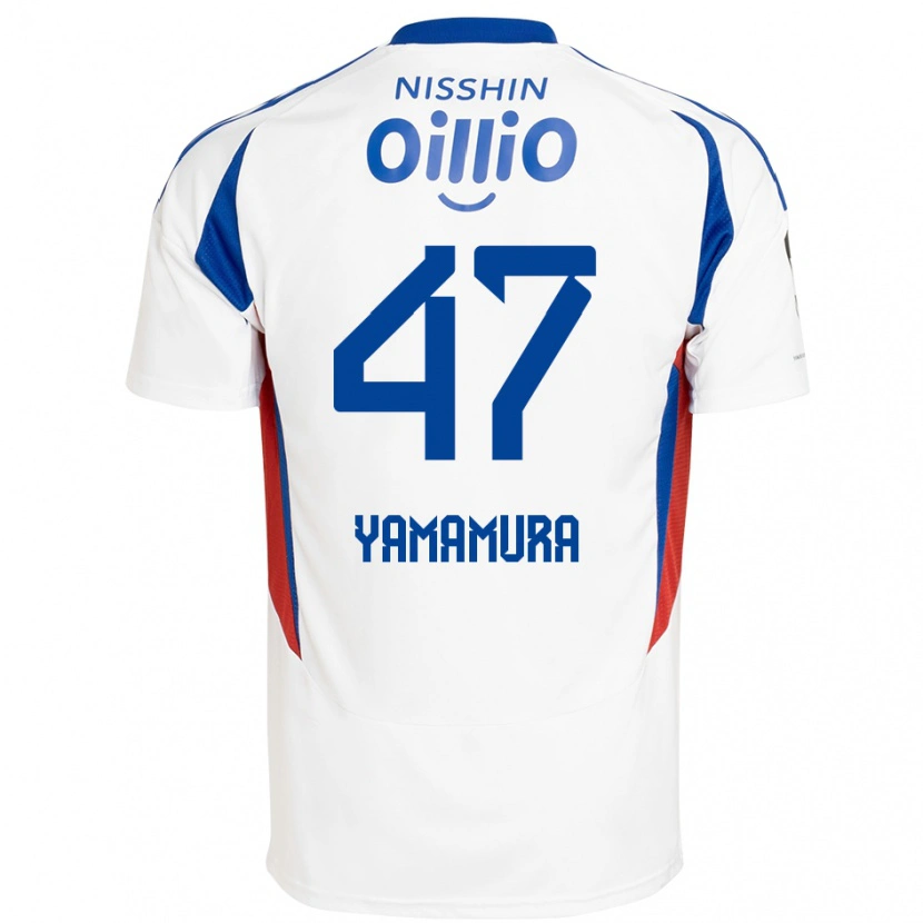 Danxen Mujer Camiseta Kazuya Yamamura #47 Azul Real Blanco 2ª Equipación 2025/26 La Camisa