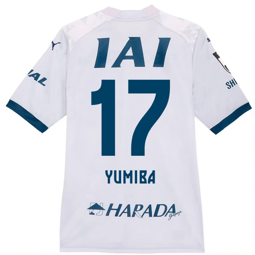 Danxen Mujer Camiseta Masaki Yumiba #17 Blanco Azul Real 2ª Equipación 2025/26 La Camisa