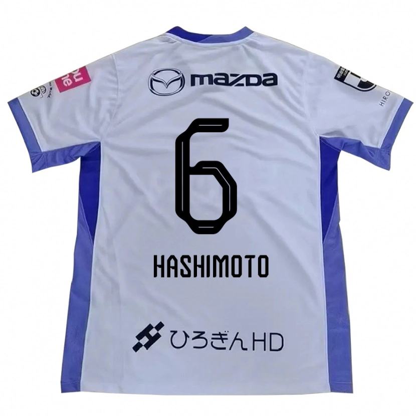 Danxen Mujer Camiseta Hinata Hashimoto #6 Morado Naranja 2ª Equipación 2025/26 La Camisa