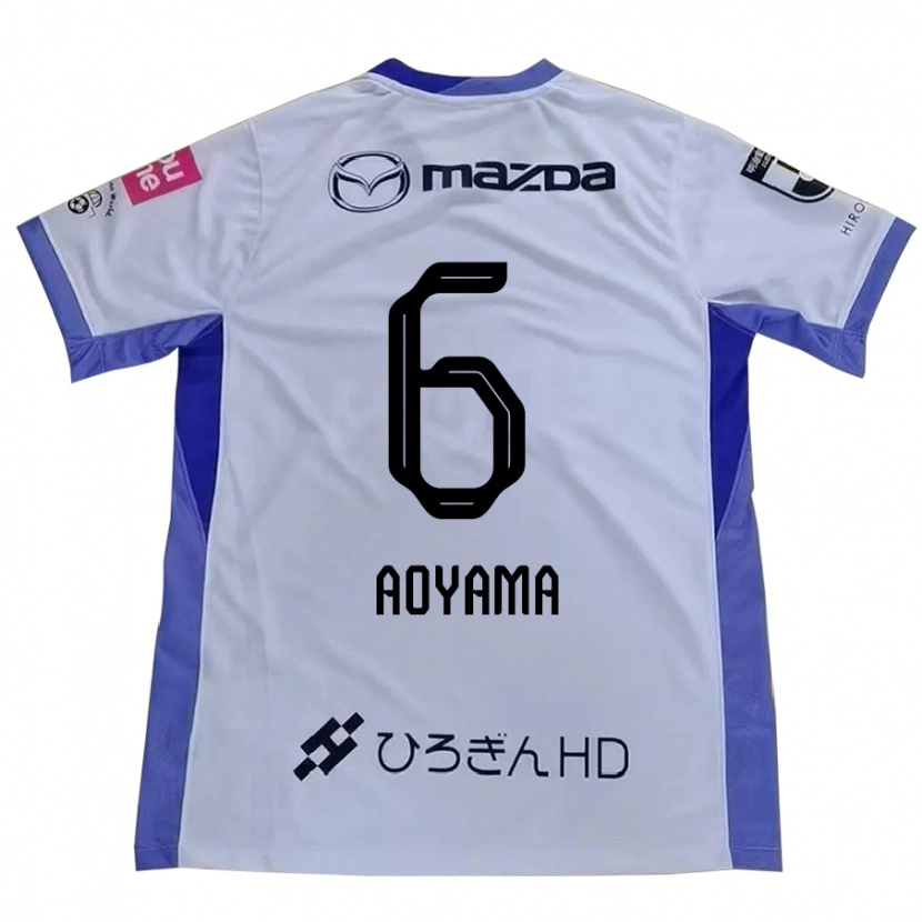 Danxen Mujer Camiseta Toshihiro Aoyama #6 Morado Naranja 2ª Equipación 2025/26 La Camisa