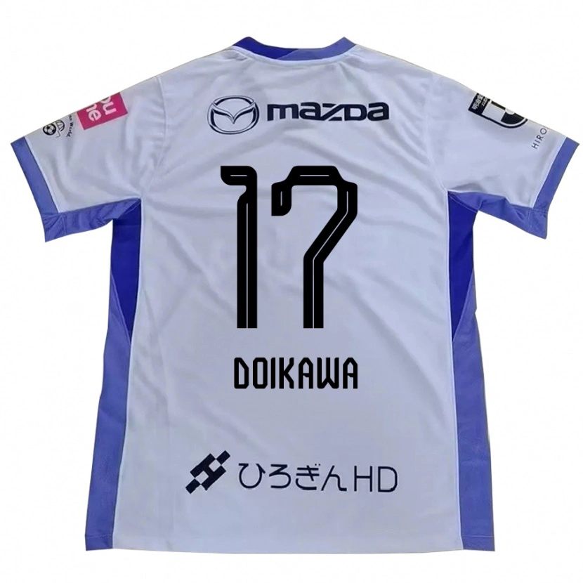 Danxen Mujer Camiseta Haruto Doikawa #17 Morado Naranja 2ª Equipación 2025/26 La Camisa