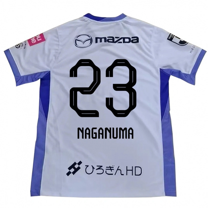 Danxen Mujer Camiseta Seimei Naganuma #23 Morado Naranja 2ª Equipación 2025/26 La Camisa