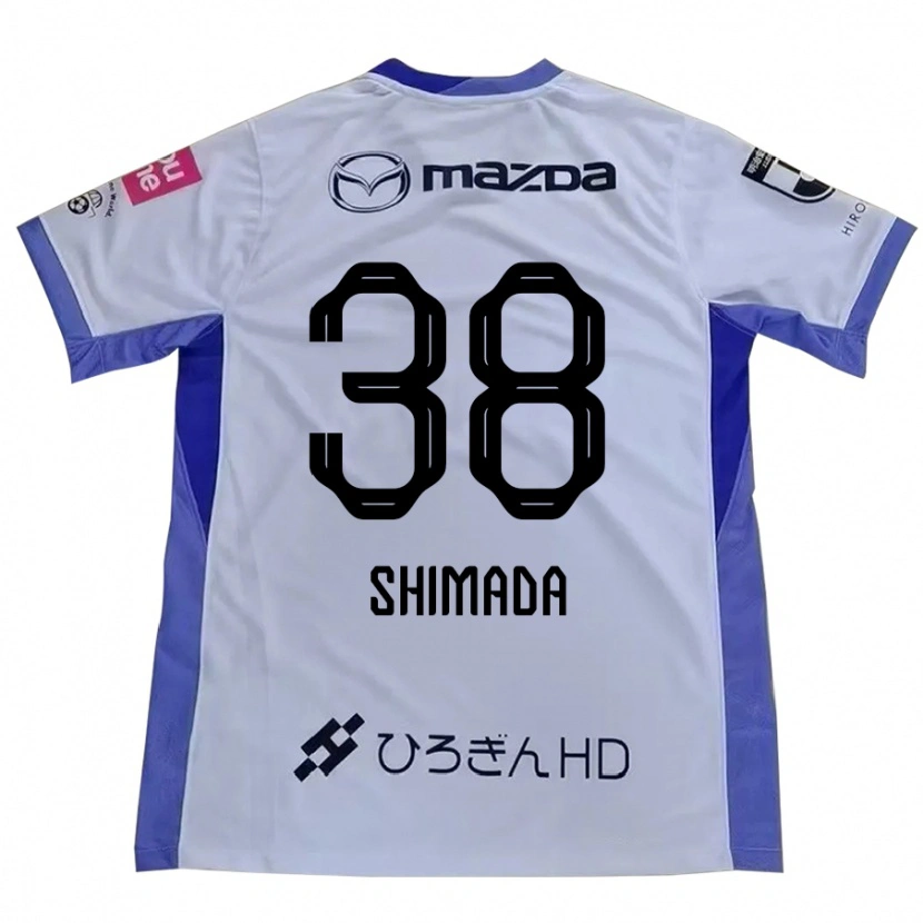 Danxen Mujer Camiseta Hana Shimada #38 Morado Naranja 2ª Equipación 2025/26 La Camisa