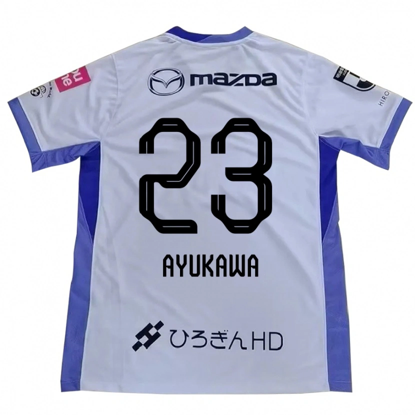 Danxen Mujer Camiseta Shun Ayukawa #23 Morado Naranja 2ª Equipación 2025/26 La Camisa