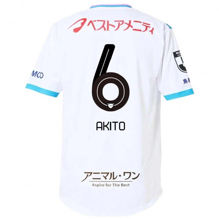 Danxen Mujer Camiseta Akito Fukuta #6 Azul Rosa 2ª Equipación 2025/26 La Camisa