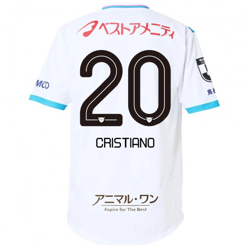 Danxen Mujer Camiseta Cristiano #20 Azul Rosa 2ª Equipación 2025/26 La Camisa
