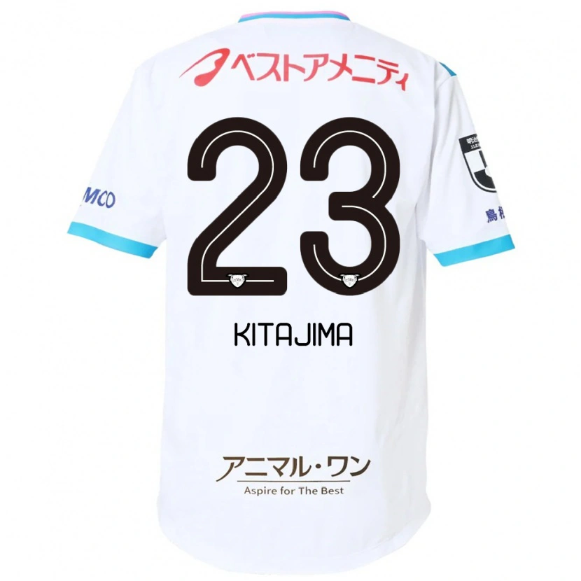 Danxen Mujer Camiseta Fumiya Kitajima #23 Azul Rosa 2ª Equipación 2025/26 La Camisa