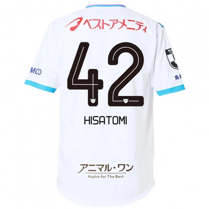 Danxen Mujer Camiseta Kazuhiro Hisatomi #42 Azul Rosa 2ª Equipación 2025/26 La Camisa
