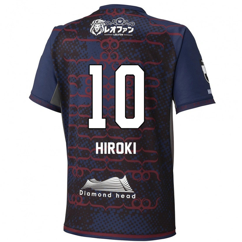 Danxen Mujer Camiseta Hiroki Miyazawa #10 Rojo Negro 2ª Equipación 2025/26 La Camisa