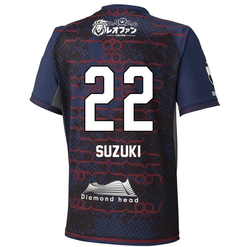 Danxen Mujer Camiseta So Suzuki #22 Rojo Negro 2ª Equipación 2025/26 La Camisa