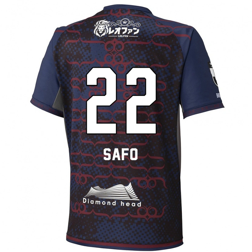 Danxen Mujer Camiseta Kinglord Safo #22 Rojo Negro 2ª Equipación 2025/26 La Camisa