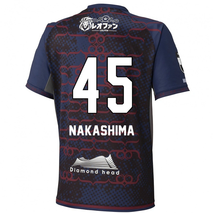 Danxen Mujer Camiseta Taika Nakashima #45 Rojo Negro 2ª Equipación 2025/26 La Camisa