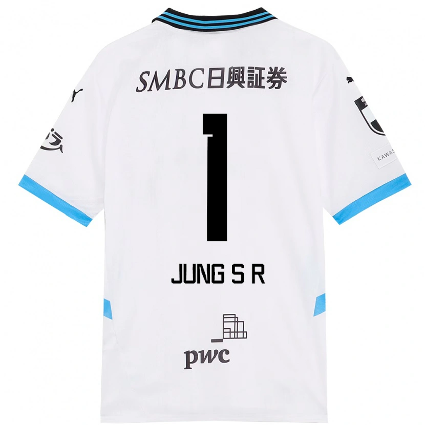 Danxen Mujer Camiseta Sung-Ryong Jung #1 Azul Celeste Negro 2ª Equipación 2025/26 La Camisa