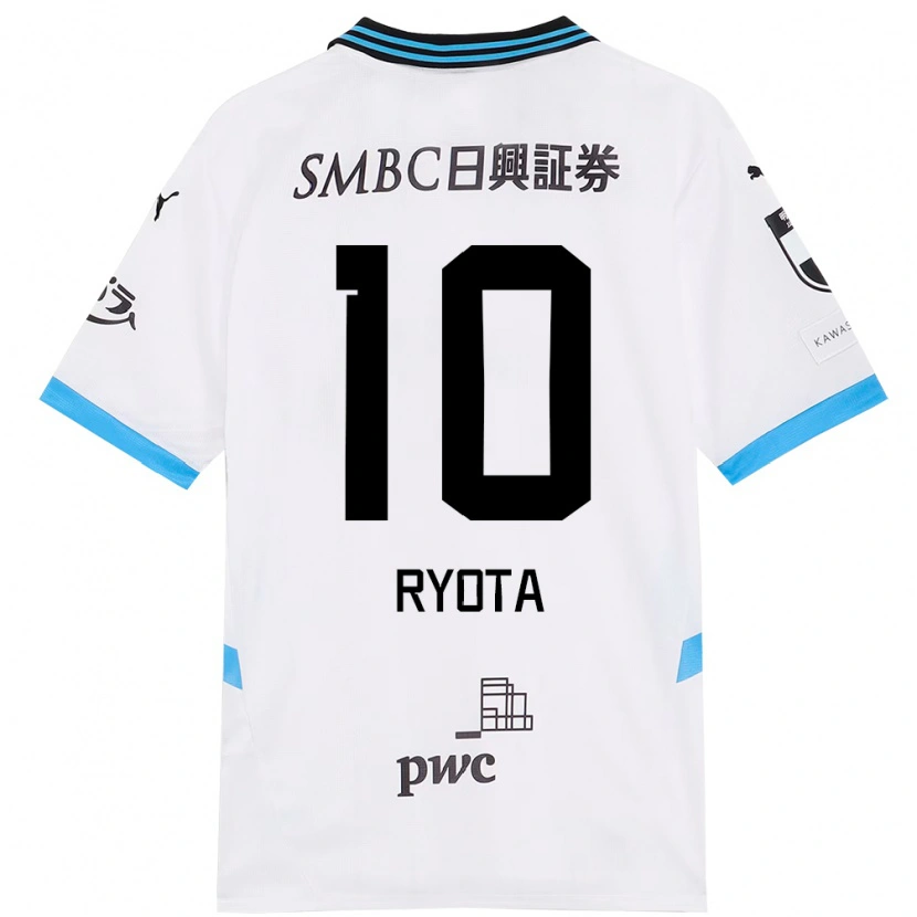 Danxen Mujer Camiseta Ryota Oshima #10 Azul Celeste Negro 2ª Equipación 2025/26 La Camisa