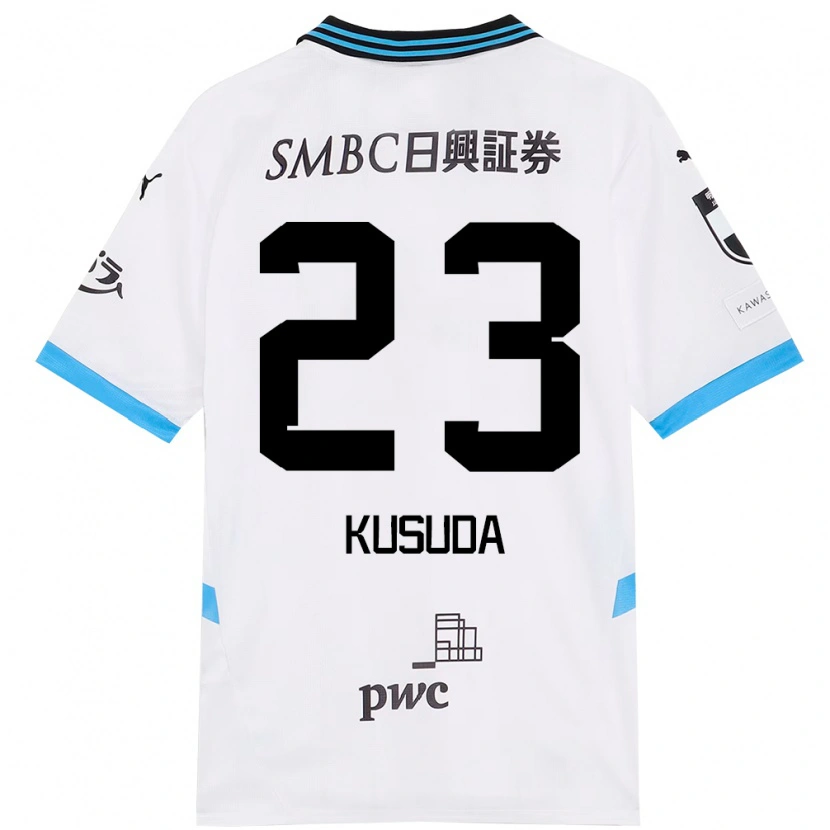 Danxen Mujer Camiseta Haruki Kusuda #23 Azul Celeste Negro 2ª Equipación 2025/26 La Camisa