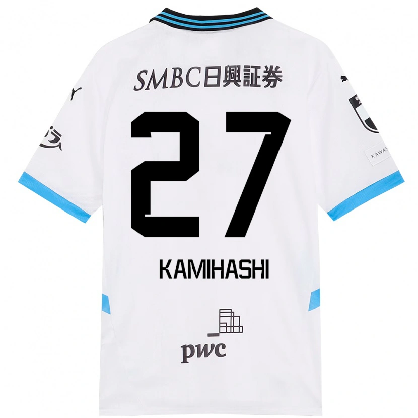 Danxen Mujer Camiseta Ryota Kamihashi #27 Azul Celeste Negro 2ª Equipación 2025/26 La Camisa