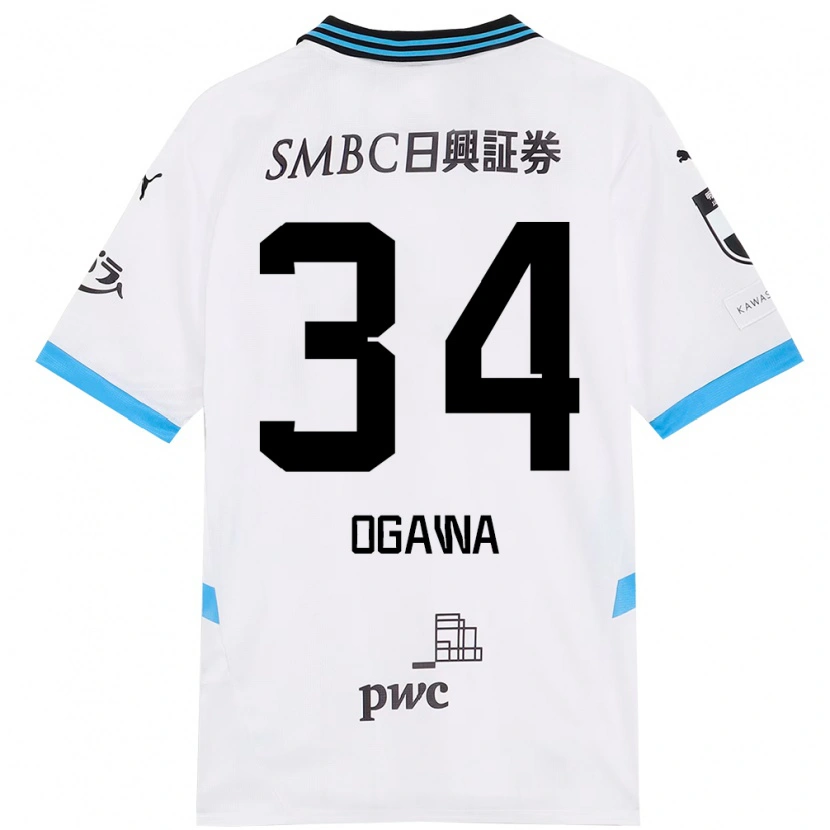 Danxen Mujer Camiseta Hiroto Ogawa #34 Azul Celeste Negro 2ª Equipación 2025/26 La Camisa