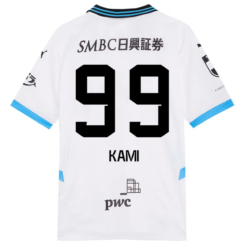 Danxen Mujer Camiseta Naoto Kamifukumoto #99 Azul Celeste Negro 2ª Equipación 2025/26 La Camisa