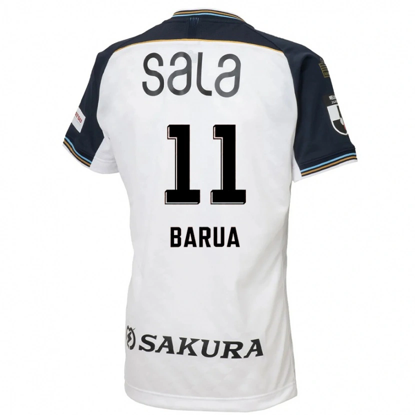 Danxen Mujer Camiseta Roi Barua #11 Azul Celeste Negro 2ª Equipación 2025/26 La Camisa