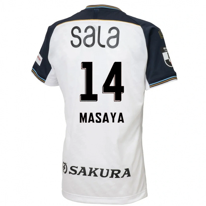 Danxen Mujer Camiseta Masaya Matsumoto #14 Azul Celeste Negro 2ª Equipación 2025/26 La Camisa