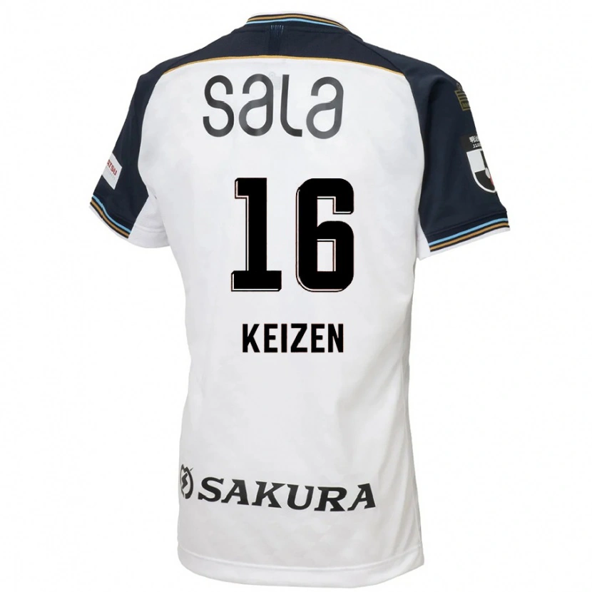 Danxen Mujer Camiseta Keizen Iida #16 Azul Celeste Negro 2ª Equipación 2025/26 La Camisa