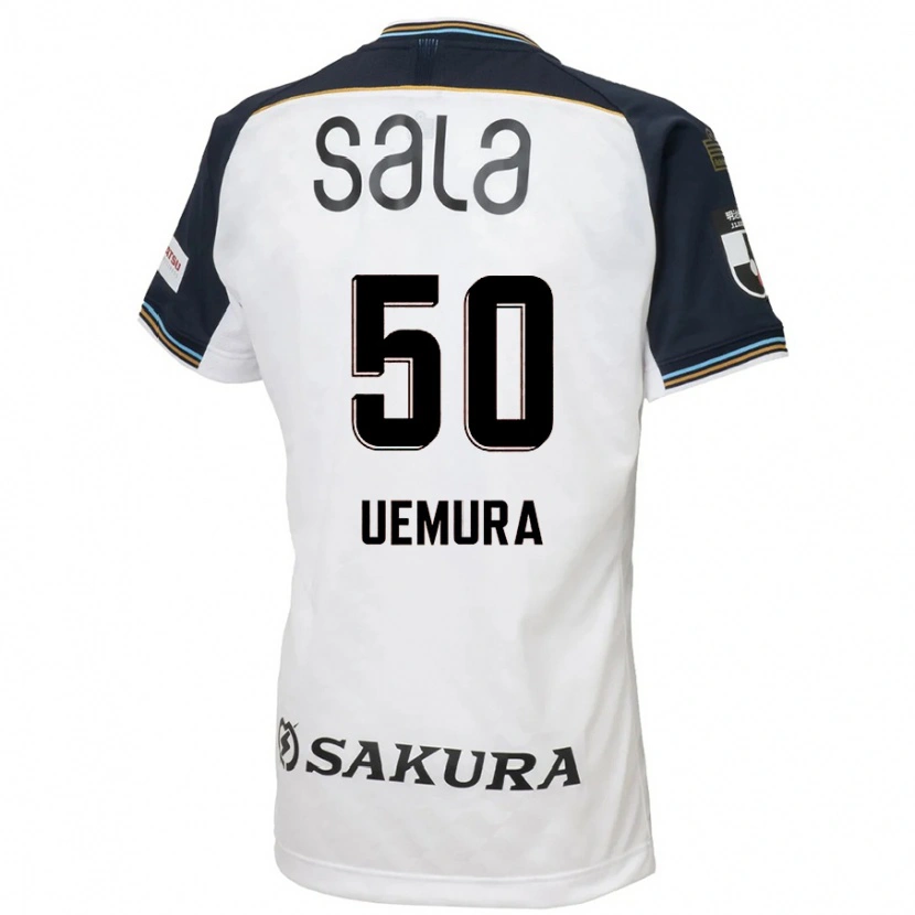 Danxen Mujer Camiseta Hiroto Uemura #50 Azul Celeste Negro 2ª Equipación 2025/26 La Camisa