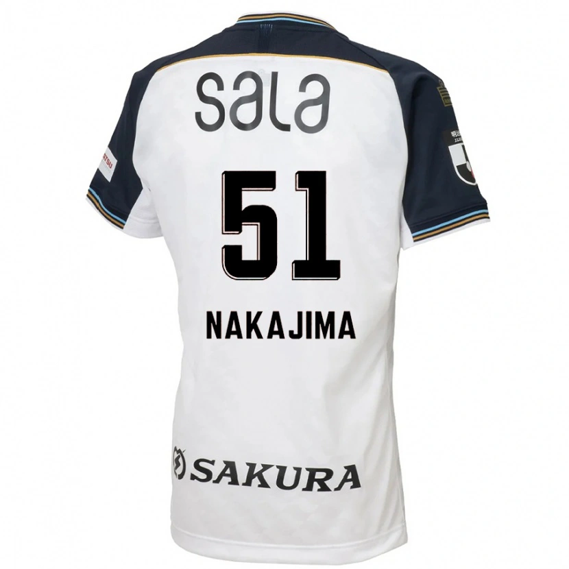 Danxen Mujer Camiseta Keitaro Nakajima #51 Azul Celeste Negro 2ª Equipación 2025/26 La Camisa