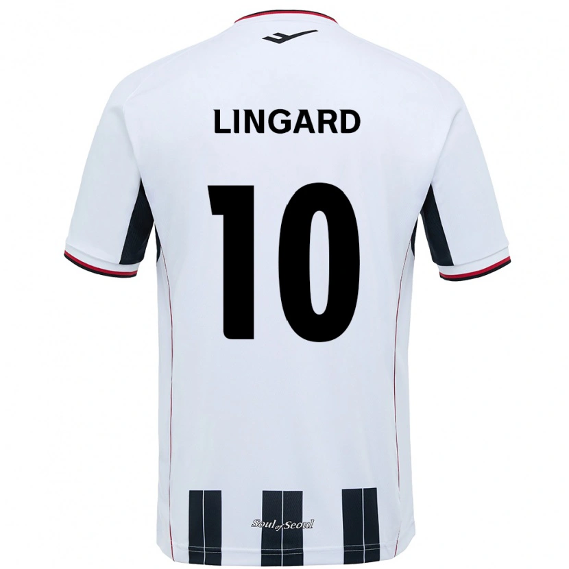 Danxen Mujer Camiseta Jesse Lingard #10 Negro Rojo 2ª Equipación 2025/26 La Camisa