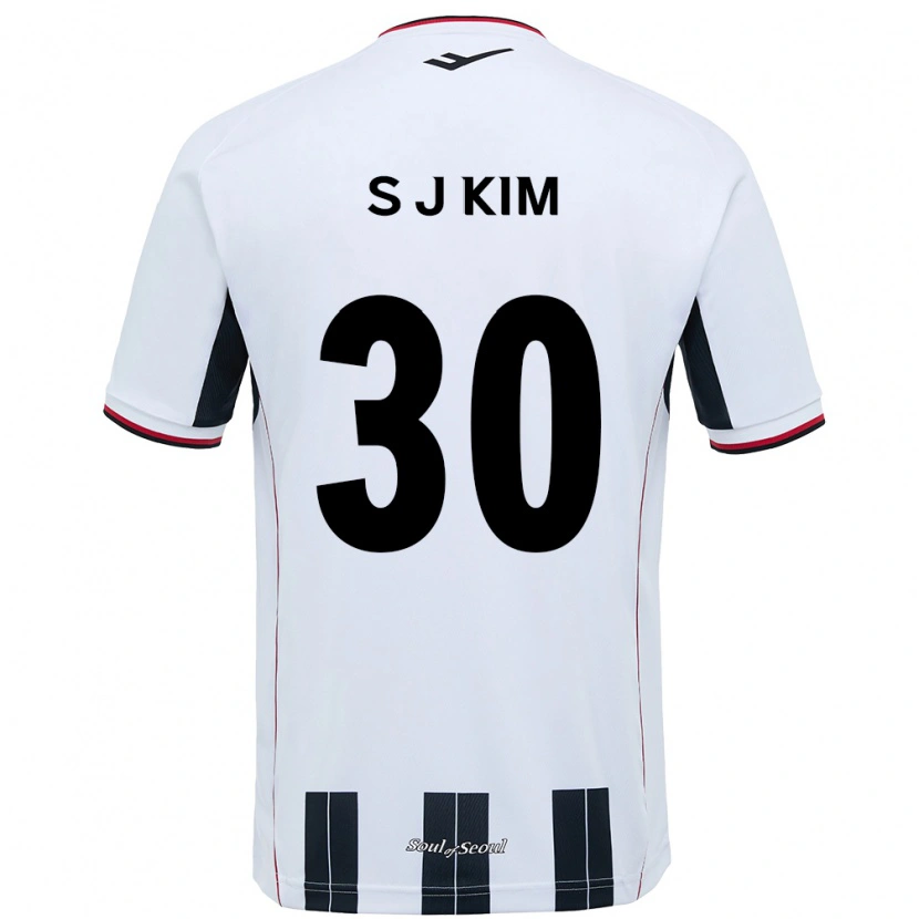 Danxen Mujer Camiseta Ju-Sung Kim #30 Negro Rojo 2ª Equipación 2025/26 La Camisa